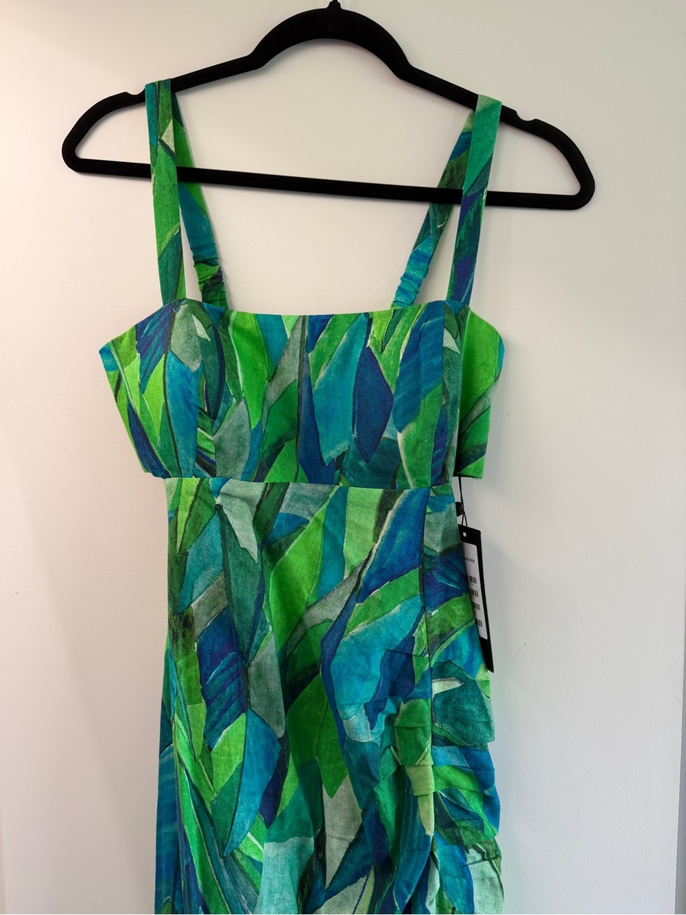 Vix Mira Midi Dress in Tropical Leaf-Print - Picture 4 of 12